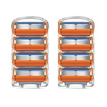 [상쾌한 면도날]질레트 5중 면도날 프로글라이드 질레트면도기 호환용 면도날, 2세트(8개입)