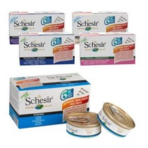쉐지애 고양이 젤리 캔 50g x 6p, 참치 + 도미 + 쌀 혼합맛, 1개
