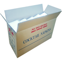 [스마일제지] 칵테일냅킨 무지 [상호인쇄제작전문] (White Brown) / 2500매 7000매, 브라운