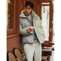 지오다노 22FW 다운 남 NEW 홍태준 목넥 덕파이버 푸파다운 3칼라