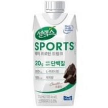 셀렉스 스포츠 웨이프로틴 드링크 초콜릿, 330ml, 11개
