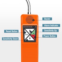 할로겐 가스 테스터. 냉매 기. ALD-100 프레온 HVAC 스니퍼 R22 R410A, 01 Red Orge