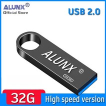 USB메모리 ALUNX 100% 정품 Pendrive 128Gb 메모리 스틱 32Gb 4 Gb 금속 Usb 플래시 드라이브 펜 64 16, 05 SE9-32G
