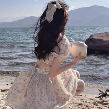 빅사이즈원피스 결혼식원피스 돌잔치원피스 A라인 미니 드레스 여성 붕대 디자인 부드러운 휴일 달콤한 한
