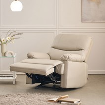 [신제품]노아 1인용 수동리클라이너 소파_안락의자 스윙체어, 라이트그레이