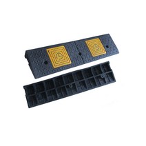 경사로 방지턱 안전 경사판 진입판 안전발판 고무 턱 노출 차량용 밀림, 100X25X9