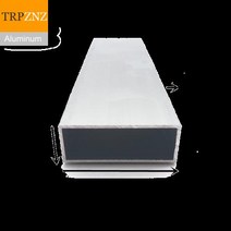 사각파이프 15x40mm 두께 1mm 직사각형 알루미늄 튜브 프로파일 6063 정사각형 파이프 장식용, Custom length