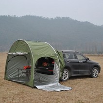 어닝사이드월 하비타프 차어닝 카라반사이드월 차량용 초대형 타프 휴대용 자동차 텐트 확장 텐트 캠핑 대형 트레일러 루프탑 텐트, 초록