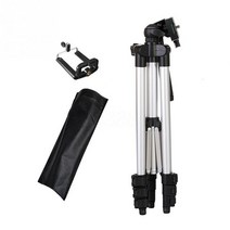 휴대폰 마운트 카메라용 DSLR 플렉서블 삼각대 확장형 여행용 경량 스탠드 리모컨 Gopro Live Youtube, 02 Silver holder