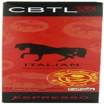 CBTL Italian Espresso Capsules By The Coffee Bean Tea Leaf 10 Count Box, 1