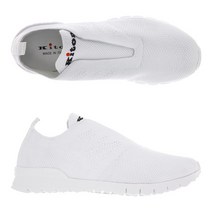 [키톤] 22FW USSBANW N0086701 BIANCO 로고 텅 슬립온 스니커즈