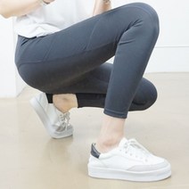 부드럽고 핏 예쁜 여성 스포츠 요가 포켓 레깅스, L(88)