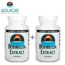 소스내츄럴스 보스웰리아 추출물 이뮨 375mg 100정 x2