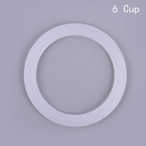커피포트 커피주전자 유연한 실리콘 씰 링 가스켓 2 개 메이커 액세서리 부품 호환, 04 6 cup