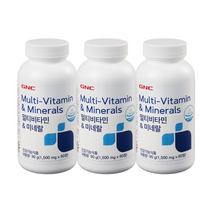 GNC 멀티비타민 & 미네랄 (1 500mg 60정 60일분)﻿ X 3ea