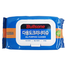 아빠의도전 불스원샷 티슈 차량용 세정티슈 다용도 크리너, 3개