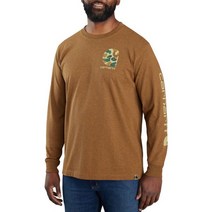 칼하트 남성 릴랙스 핏 헤비웨이트 긴소매 셔츠