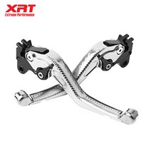 2021 NMAX125 튜닝 레바 XRT 3D 6단조절식 절삭레버 야마하 숏, Chrom - 크롬