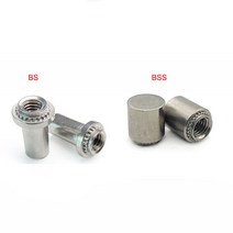 리벳 너트 스테인레스 스틸 BS 타입 방수 m3 m4 m5 m6 M8 PEM 셀프 클린칭 압력 패스너, 02 BS M3x1