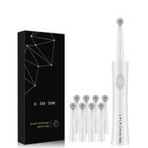 사회초년생선물 전동칫솔 여행휴대칫솔 구강건강 초음파zs 청소 치아 회전 성인 스마트 타이머 브러시 부드러운 강모 유도 교체 8 헤드, A4E102-2