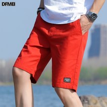 DFMEI 남자 캐주얼 바지 캐주얼 5부 카고 반바지