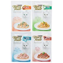퓨리나 팬시피스트 인스퍼레이션 고양이 파우치, 치킨 + 파스타 + 시금치, 70g, 24개