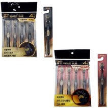 [일오삼유통] 강한모칫솔 입냄새치약 일제칫솔 상쾌한치약 프리미엄칫솔 잇몸치약, 혹★ 광폭 브러쉬 와이드 미세모 이중미세모 칫솔 4개입, 혹★ 미세모-4입