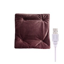 전기 난방 쿠션 전문 온난화 장치 바디 워머 매트 홈 오피스 USB 온열 시트 패드 좌석 패드 액세서리, Coffee