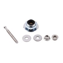 Push Button Billet Hood Pins Lock Clip Kit Engine Bonnets Aluminum Car Quick Latch, 03 silver