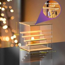 LED 조명 아크릴 피규어 장식장 진열대 진열장 케이스 보관함 LED 2단, G