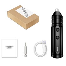 미니 드라이버 3.7V 무선 스크루 드라이버 드릴 키트 USB 충전식 케이블, 한개옵션0