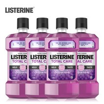 리스테린 토탈케어 마일드 구강청결제, 750ml, 4개입