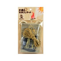 부시 크래프트 (Bush Craft) 야생 캠핑 : 돋보기 착화(불피우기) 키트 BC-75, 1개