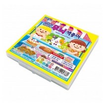 종이나라/20색100매 무늬케이스 색종이