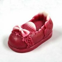 몰드몰 실리콘몰드 - 아기리본구두 (50g) 비누몰드 석고방향제몰드 답례품몰드