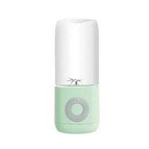 핸드 블렌더 휴대용 USB 과즙 기계 500ml 미니 식품 스무디 프로세서 휴대용 개인 과일 압착기 과즙 짜는기구 가정용 믹서 418, 초록
