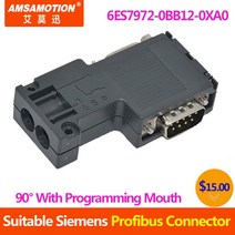 6ES7972-0BA12-0XA0 Siemens DP Profibus 0EH10 버스 커넥터 은밀한 90 도 DP 조인트 6ES7972-0BB12-0XA0, 02 0BB12-Program mouth_01 5 개
