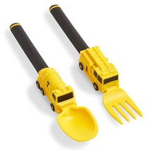 Dinneractive 아동용 식기 세트 파이어파이터 옐로, Firefighter Yellow