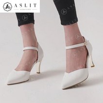 [바보사랑] 스틸레토 여성 금장 메리제인 펌프스 힐 7cm