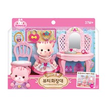 원앤원 콩지래빗 리나캣 뷰티 화장대, 혼합 색상
