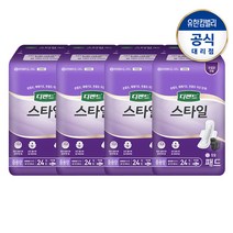 디펜드 스타일 패드 참숯 중용량 여성용 24입 X4팩 /성인기저귀 /요실금, 단품