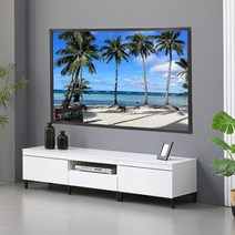 인기있는 거실장 1200 1800/AV수납장 TV장식장 TV다이 진열장 거실장 장식장 거실장식장TV받침대, 1800-화이트