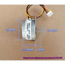 35mm 스테핑 모터 PM35L-048 2 상 4 와이어 7.5 도 라운드 스테퍼 ~, 한개옵션0