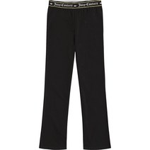 Juicy Couture 여아용 풀온 스트레치 레깅스 블랙 스크립트, 7