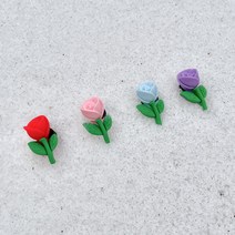 컬러꽃한송이 신발 파츠 세트