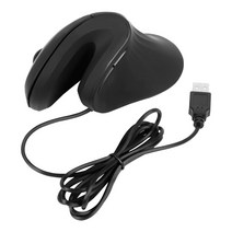 손목편한마우스수직 무선 마우스 USB 컴퓨터 게임 유선 광학 3200 인치 당 점 사일런트 게이머 인체 공학적, 02 B wired, 한개옵션1