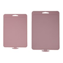 1+1 국산 실리콘도마 이유식도마 2개 소(핑크)+중(핑크)