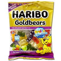 하리보 젤리 골드베어 100주년 에디션 80g 골드베렌 아이들 간식, 10개