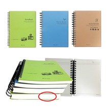 [영번지몰] 영진 스프링 노트 중/대 pp커버 유선 줄 공책, 1권, 중_5000_25절_색상랜덤