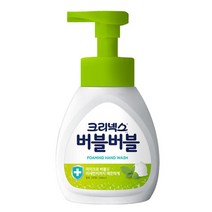 크리넥스 버블버블 핸드워시 그린향 용기 250ml 1개